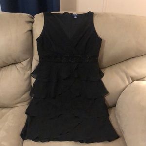 Chaps black dress